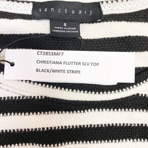 Sanctuary Christiana Flutter Sleeve Top - Picture 6 of 7